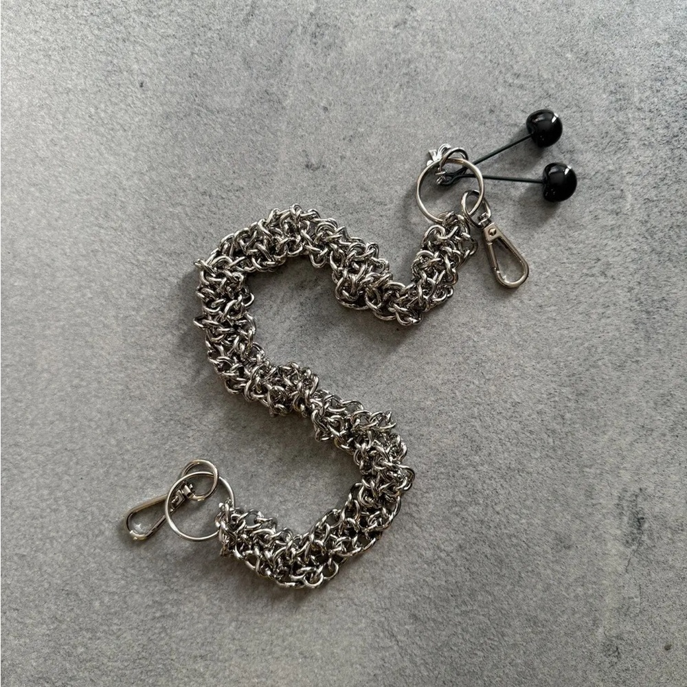 Raf Simons Black Cherry Wallet Chain